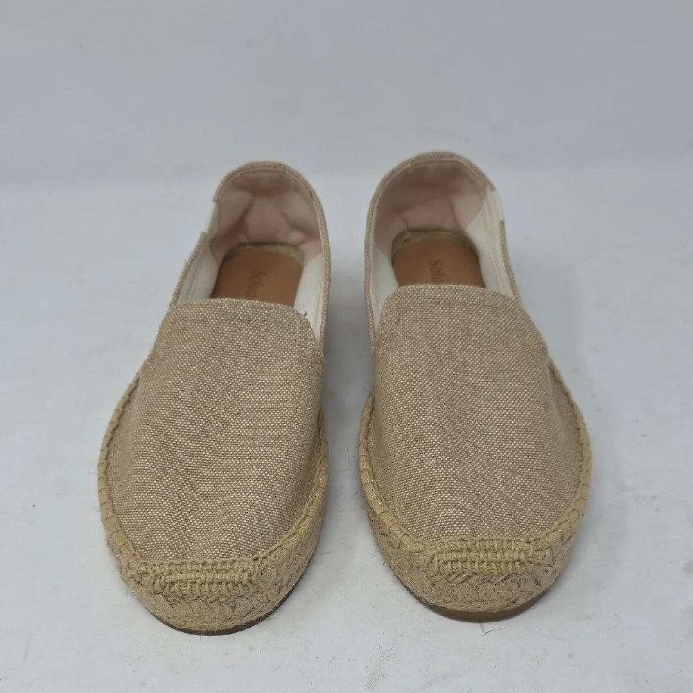 Soludos Beige Espadrille Slip-On Women’s Shoes Size 6.5